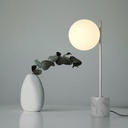 Crystal ball table lamp "LICRU" - E27 - Ø 15cm