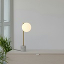 Crystal ball table lamp "LICRU" - E27 - Ø 15cm