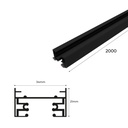 Surface mounted 1-phase track for LED spotlights - 2 m