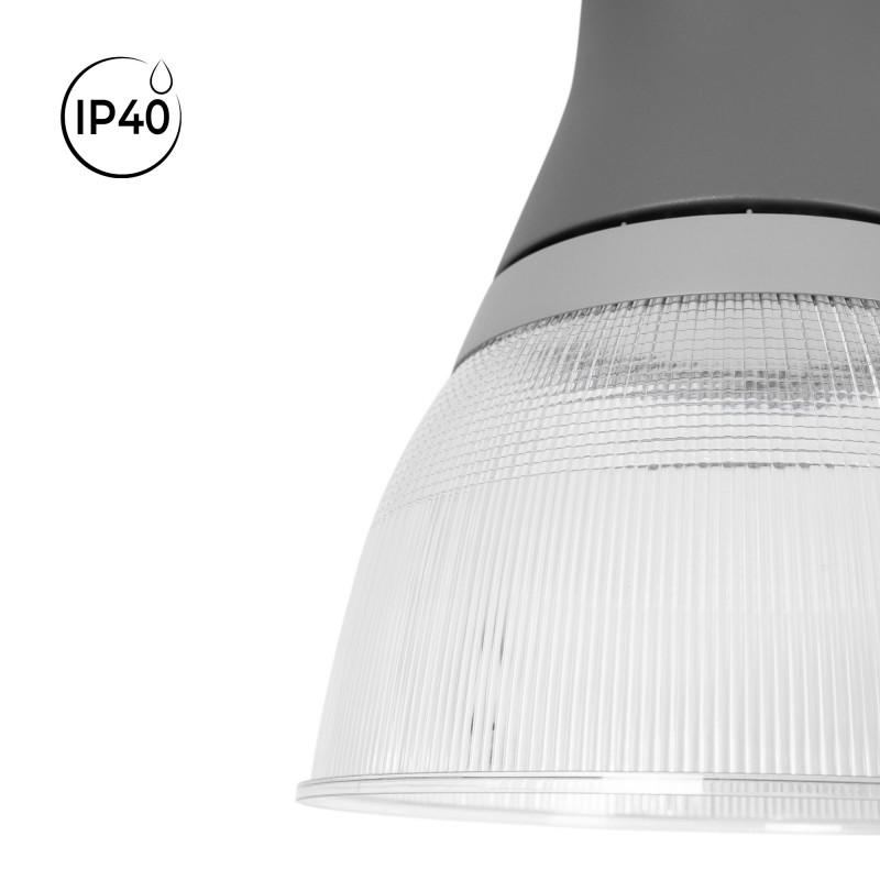 Commercial LED High Bay - CCT - (25W / 40W / 60W / 80W) - Polycarbonate Diffuser - UGR19 - Lifud Driver