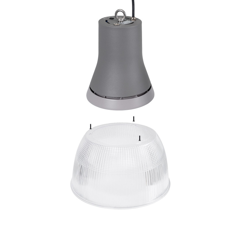 Commercial LED High Bay - CCT - (25W / 40W / 60W / 80W) - Polycarbonate Diffuser - UGR19 - Lifud Driver