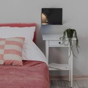 Wall reading light with USB port "BASKOP" - 6W - Left