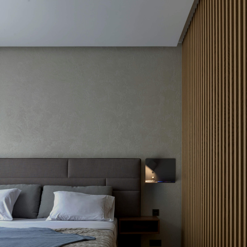 Wall reading light with USB port "BASKOP" - 6W - Left