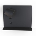 Wall reading light with USB port "BASKOP" - 6W - Left