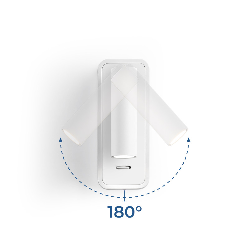 Wall reading light "RAAM" 3W - Adjustable - OSRAM Chip