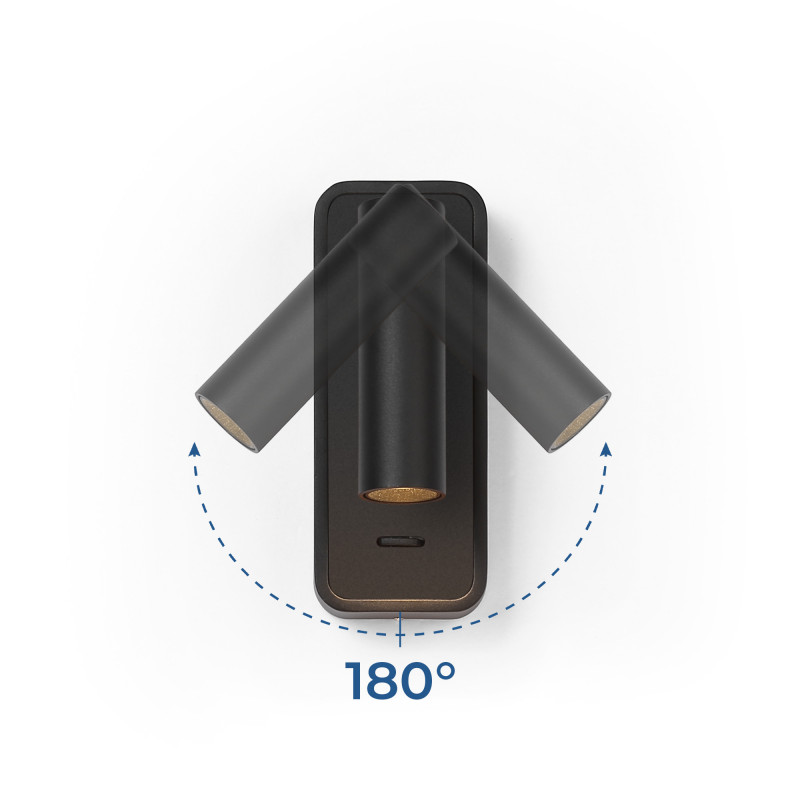 Wall reading light "RAAM" 3W - Adjustable - OSRAM Chip