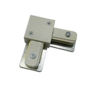 Rigid 90º corner joint for single-phase surface track