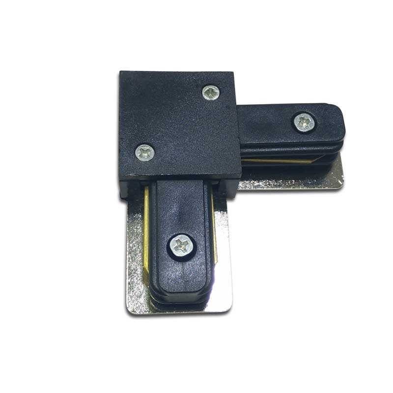 Rigid 90º corner joint for single-phase surface track