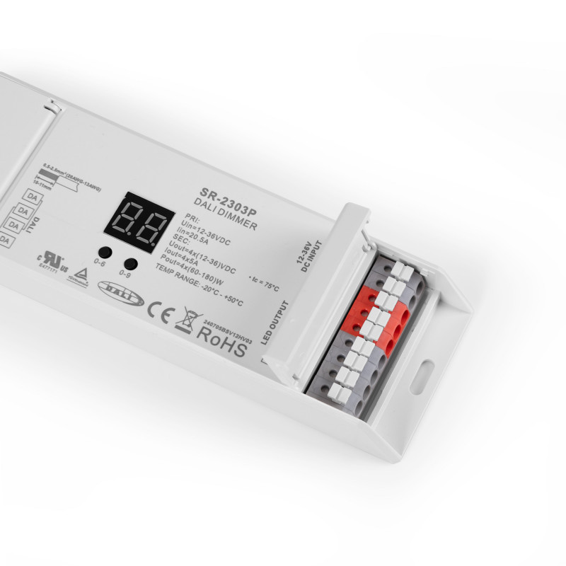 DALI2 Dimmer - MONO/RGB/RGBW - 12-36V - 4 CH x 5A
