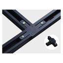Rigid "T" joint for single-phase rail