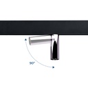 LED spotlight for magnetic track 48V - 7W - OSRAM chip - 2700K - Colors