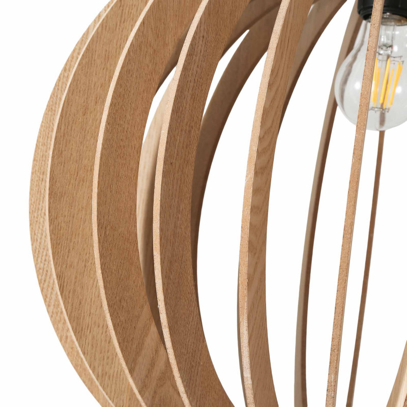 Wooden pendant light "BURMA" - Ø 45cm - E27