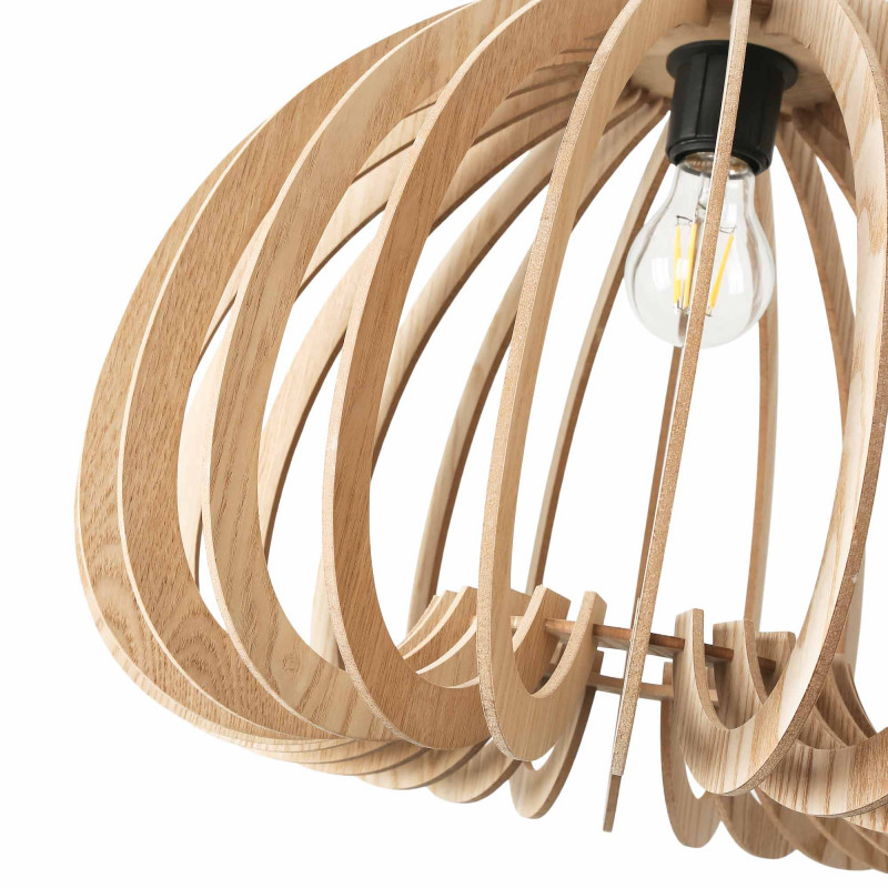 Wooden pendant light "MARGE" - Ø 45cm - E27