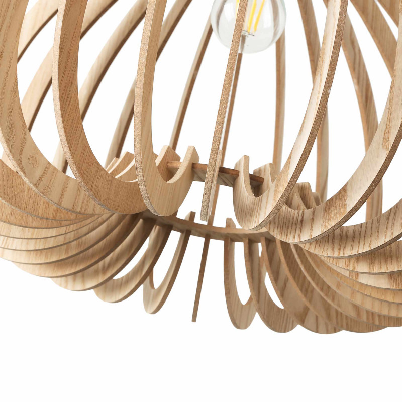 Wooden pendant light "MARGE" - Ø 45cm - E27