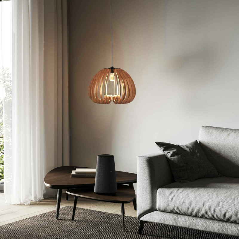 Wooden pendant light "MARGE" - Ø 45cm - E27