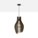 Wooden pendant light "HUNTEL" - Ø 30cm - E27