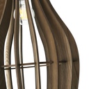 Wooden pendant light "HUNTEL" - Ø 30cm - E27