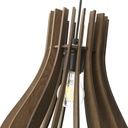 Wooden pendant light "HUNTEL" - Ø 30cm - E27