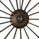 Wooden pendant light "HUNTEL" - Ø 30cm - E27