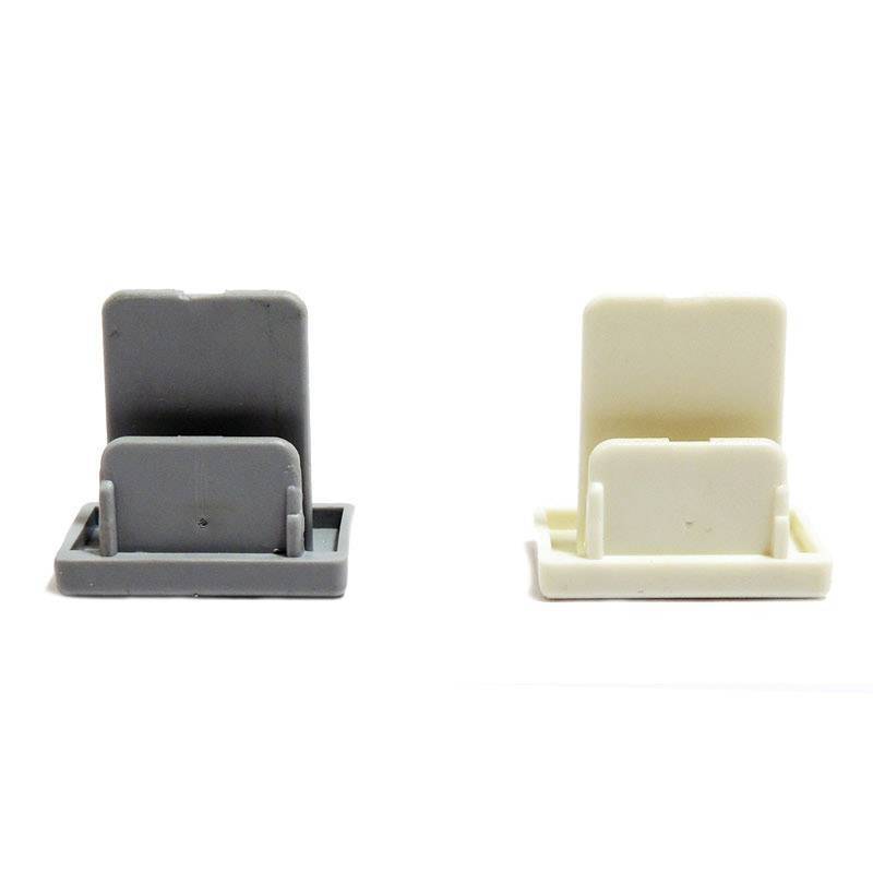 End cap for single-phase surface rail