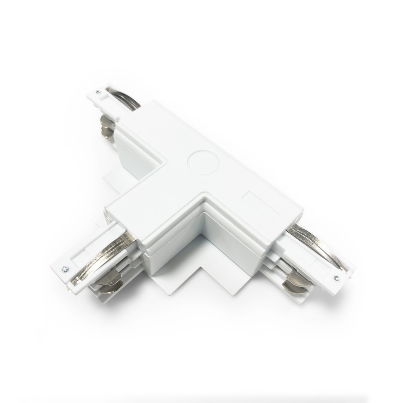 Rigid tee for recessed three-phase rail - RIGHT