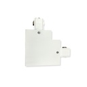 Rigid L-joint for recessed three-phase rail - 90º - RIGHT