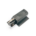 Start connector for three-phase flush mounting rail