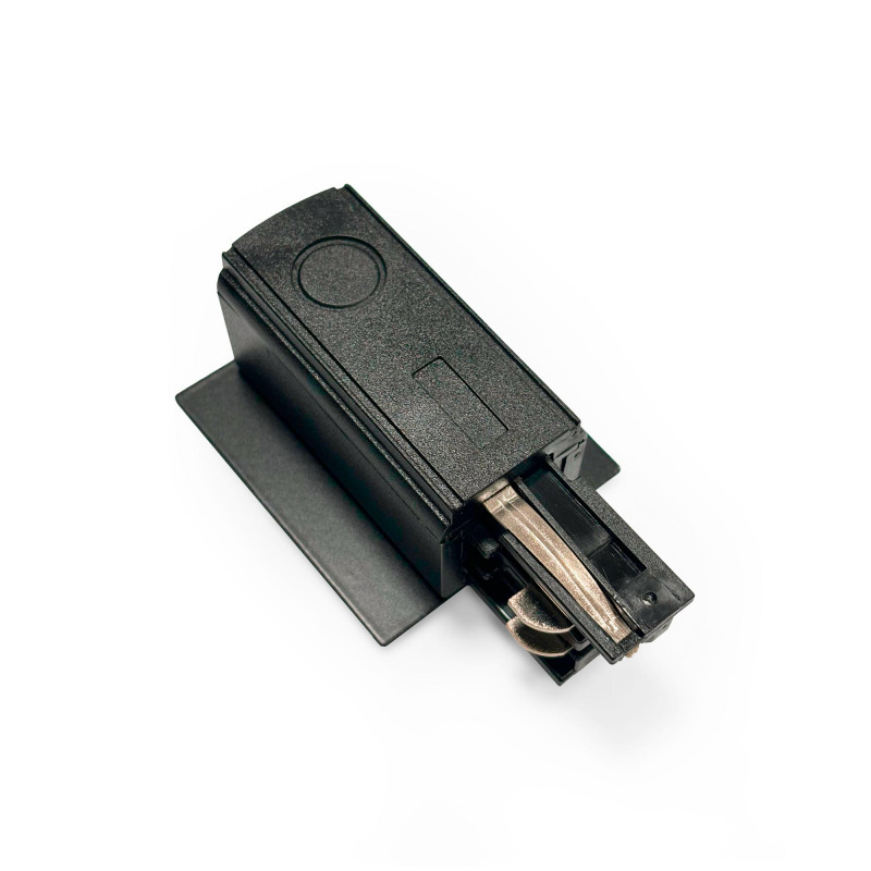 Start connector for three-phase flush mounting rail