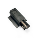Start connector for three-phase flush mounting rail