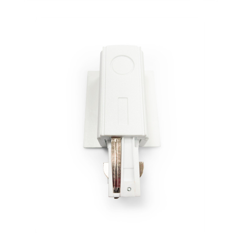 Start connector for three-phase flush mounting rail