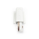 Start connector for three-phase flush mounting rail