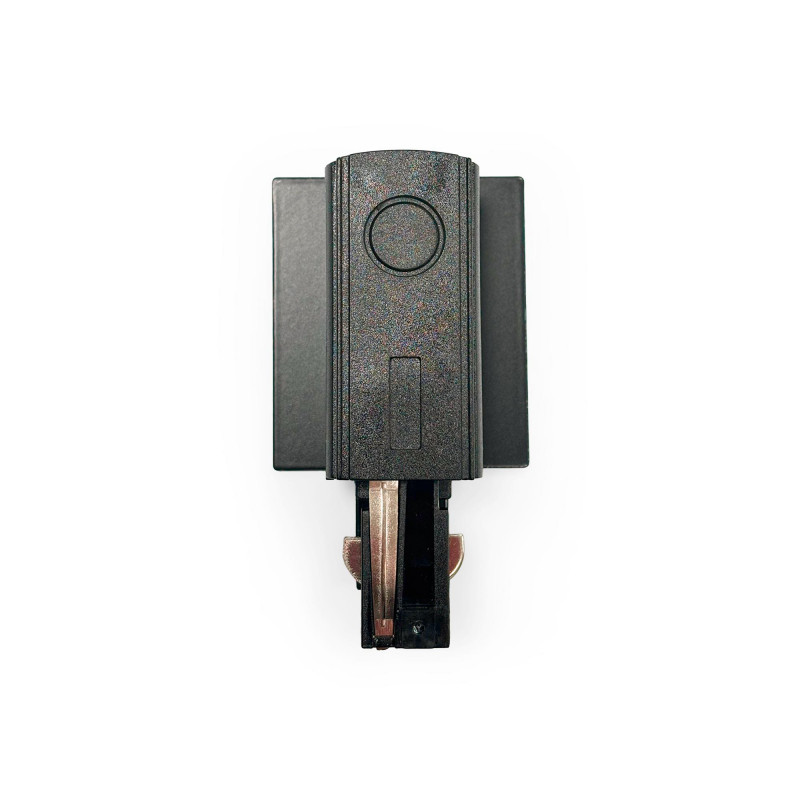 Start connector for three-phase flush mounting rail