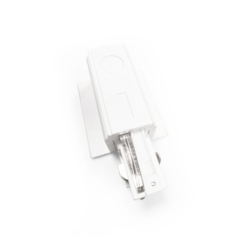 Start connector for three-phase flush mounting rail