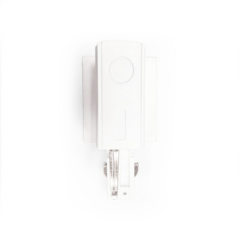 Start connector for three-phase flush mounting rail