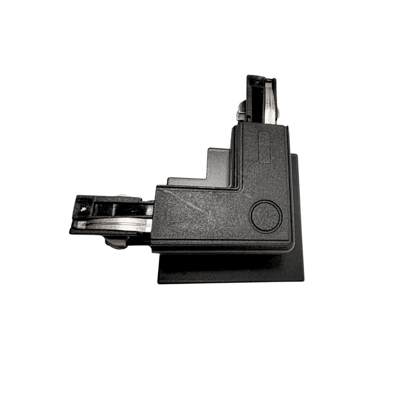 L-joint for recessed three-phase rail - 90º - LEFT