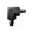 L-joint for recessed three-phase rail - 90º - LEFT
