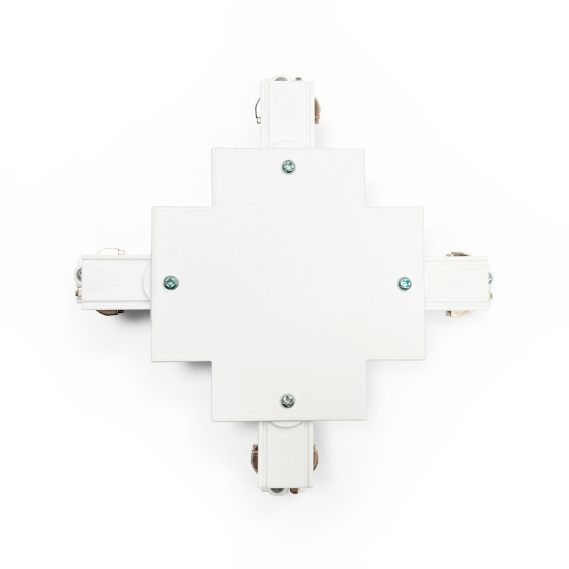 Rigid X-joint for embedded three-phase track