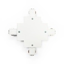 Rigid X-joint for embedded three-phase track