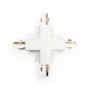 Rigid X-joint for embedded three-phase track
