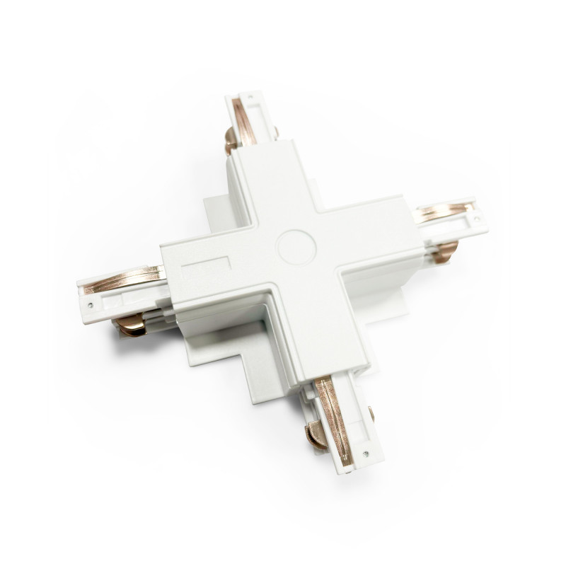 Rigid X-joint for embedded three-phase track