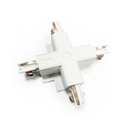 Rigid X-joint for embedded three-phase track