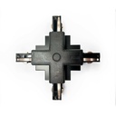 Rigid X-joint for embedded three-phase track