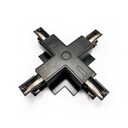 Rigid X-joint for embedded three-phase track