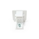 End cap for recessed three-phase rail