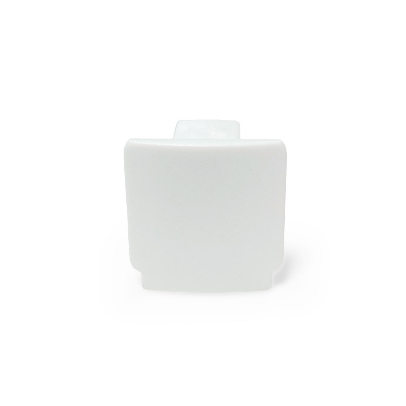 End cap for recessed three-phase rail
