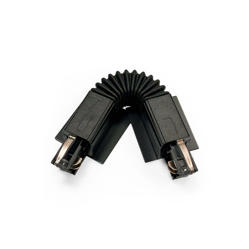 Flexible connection for embedded three-phase track