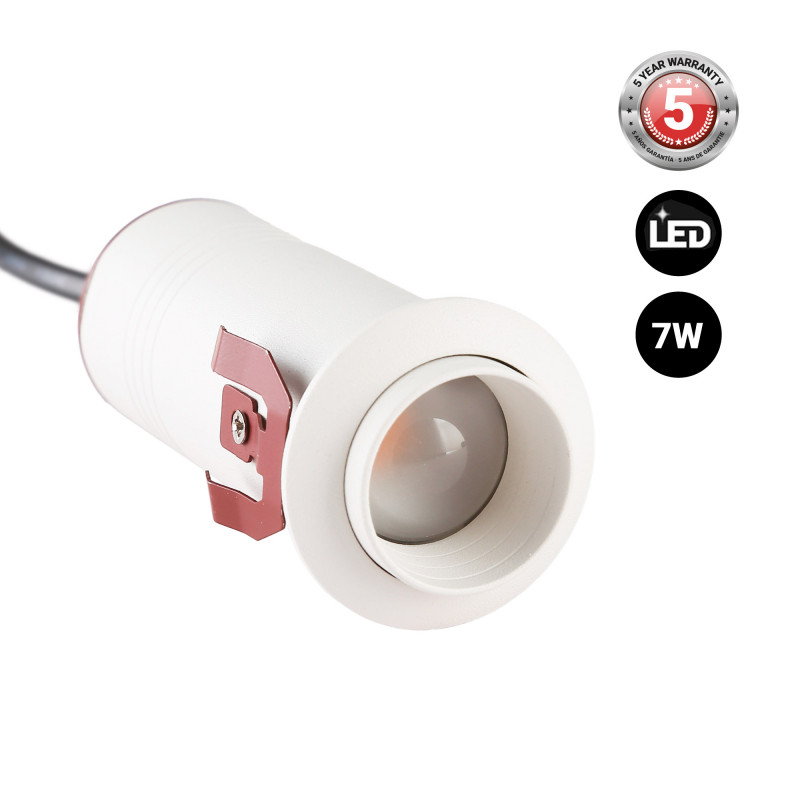 Aplique empotrable "Romi" con zoom - chip OSRAM - 2700K - 7W - corte Ø 35mm
