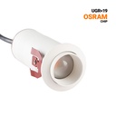 Aplique empotrable "Romi" con zoom - chip OSRAM - 2700K - 7W - corte Ø 35mm