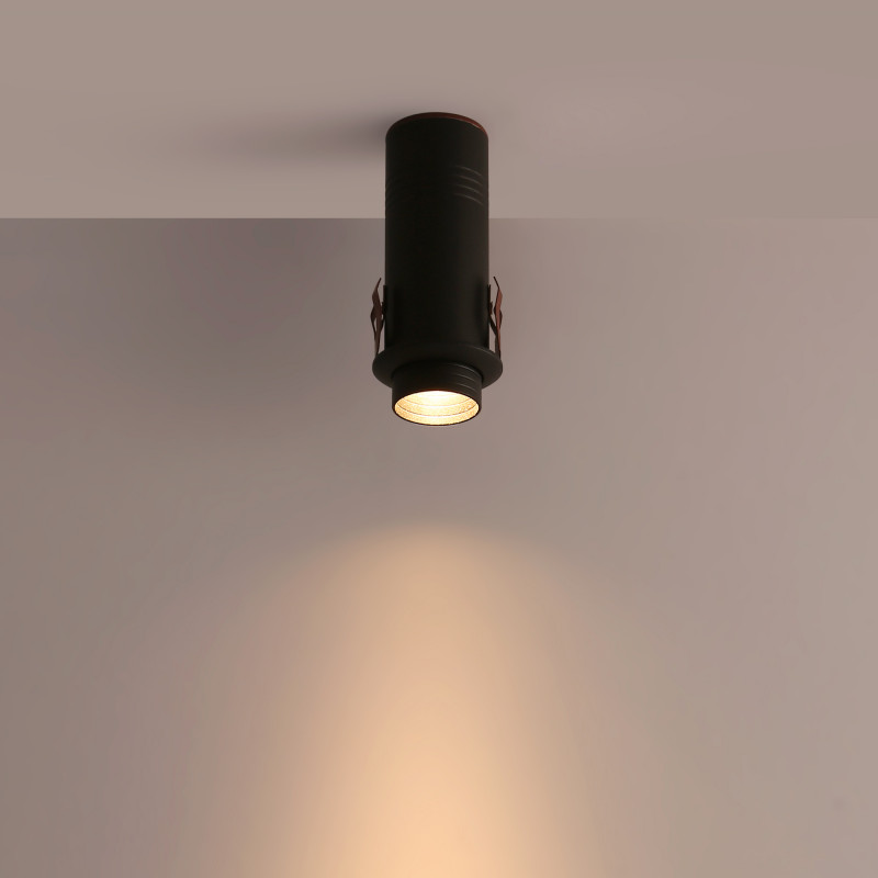 Aplique empotrable "Romi" con zoom - chip OSRAM - 2700K - 7W - corte Ø 35mm