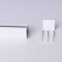 Three-phase track for LED spotlights - 2 meter bar
